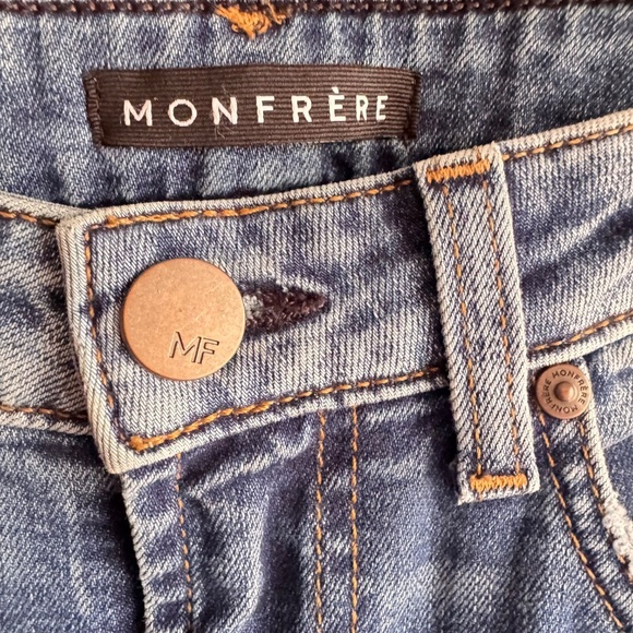 Monfrere Men's Greyson Distressed Skinny Jeans Size 29 NWT - Picture 4 of 6